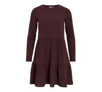 VILA Vestido corto mujer manga larga detalle volantes diseño elegante