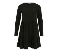 VILA Vestido corto mujer manga larga detalle volantes diseño elegante