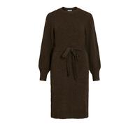 Vila mpe O-Neck L/S Knit Midi Dress-Noos, marrón (Coffee Bean), XXL