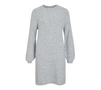 VILA Vestido de punto midi de mujer con mangas largas y cuello redondo