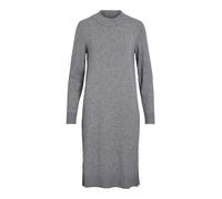 Vila Viril Crew Neck L/S Midi Dress-Noos Vestido, Color Gris, M Mujeres