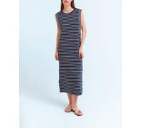 Vila Viveriana O-Neck S/L Midi Dress, Azul Marino, M Mujeres