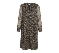 VILA Vestido 'Falia' beige / caqui / negro 36 beige / caqui / negro