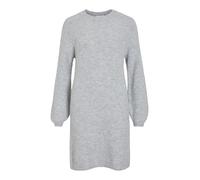 Vila Vestido largo para mujer VIRETTA de punto, gris claro, XL