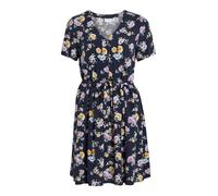 VILA Vestido 'Lise' azul / azul noche / amarillo / lila pastel, Talla 38