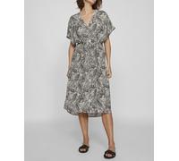 Vila Vestido midi manga corta. Blanco 38