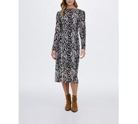 Vila Vestido midi manga larga. Negro 34/XS