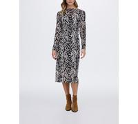 Vila Vestido midi manga larga. Negro 36/S