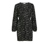 VILA Vestido 'VIPeffi' negro / blanco, Talla 34