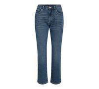 Vila Vialice RW Straight Jeans MBD Sol91-Noos, Medio De Mezclilla Azul, 40W / 32L Mujeres