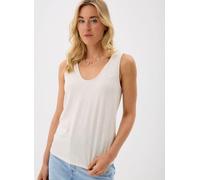 Vila VIANIKA U-NECK S/L TOP/PB XS Beige