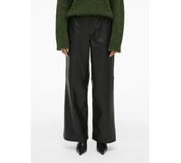 Vila Viannie Rw Pants Coated 36 Negro