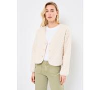 Vila VIARMIDA V-NECK L/S QUILTED COATIGAN M Beige
