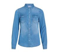 Vila Vibista Denim Shirt-Noos Blusa Mujer