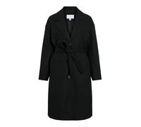 Vila Viclaudia L/S Long Coat-Noos, Negro (Black Beauty), 40 Mujeres