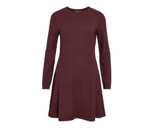 Vila Vicomfy A-Line - Vestido de Punto con Cuello Redondo, Figura, M