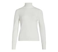 Vila Vicomfy L/S-Camiseta de Punto de Cuello Alto Jersey, White Alyssum, M para Mujer