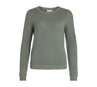 Vila Vidalo - Jersey para Mujer con Cuello Redondo L/S, Laurel Wreath, M