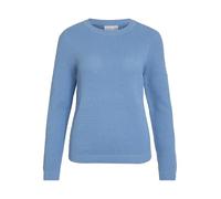 Vila Vidalo O-Neck L/S Knit Top-Noos, Azul Claro, XXL