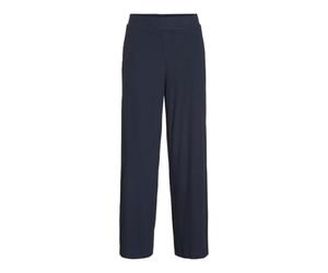 Vila Vidimita HW Wide Pants/R, Azul Marino, M