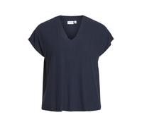 Vila Vidimita V-Neck S/S Top/R, Azul Marino, S