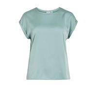 Vila Viellette S/S Satin Top - Noos, Azul Surf, 42