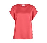 Vila Viellette S/S Satin Top-Noos Camiseta, Coral Pink, 38 Mujeres
