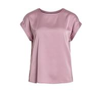 Vila Viellette S/S Satin Top-Noos, Toadstool, 38 Mujeres