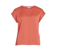 Vila Viellette S/S Satin Top - Noos Viellette S/S Satin Top - Noos Mujer (Pack de 1)