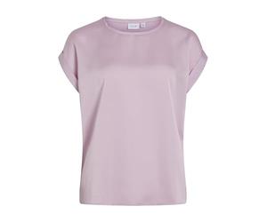 Vila Viellette S/S Satin Top - Noos Viellette S/S Satin Top - Noos Mujer (Pack de 1)