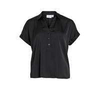 Vila Vienna Ravenna S/S Top - Noos, Negro (Black Beauty), 46