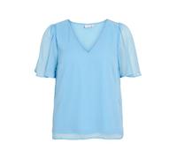 Vila Vifalia V-Neck S/S Top-Noos para Mujer