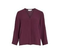 Vila Vijosa 3/4 V-Neck Top-Noos, Figura, 38 Mujeres