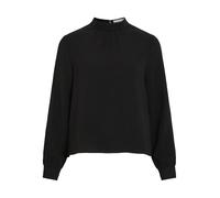 Vila Vijosa L/S High Neck Top/Ka Cuello Alto, Negro, 40 Mujeres