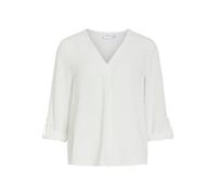 Vila Vijosa Noos 3/4 V-Neck Top, Blanco Nieve., 46