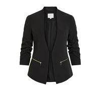 Vila Vijoy Noos-Chaqueta 3/4 Blazer, Negro, 40 para Mujer