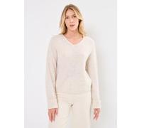 Vila VIJULAJA V-NECK REV L/S CUFF TOP XL Beige