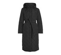 Vila Vikante Quilted L/S Coat-Noos Abrigo Acolchado, Negro, 44 para Mujer