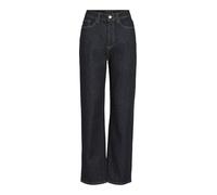 Vila Vikelly Jaf HW Straight Jeans Noos, Dark Azul Denim, 38W / 30L Mujeres
