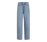 Vila Vikelly Jaf HW Straight Jeans Noos, Mezclilla De Color Azul Claro, 42W / 34L