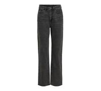 Vila Vikelly Jaf HW Straight Jeans Noos, Dark Grey Denim, 40W / 30L