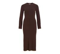 Vikerry O-Neck L/S Knit Maxi Dress-Noos, marrón (Coffee Bean), XL