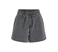 Vila VIKIKI HW BELT DENIM SHORTS DGD 36 Gris
