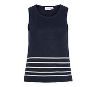 Vila Vikippa O-Neck S/L Knit Top, Azul Marino, XS