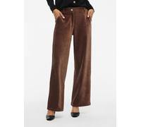 Vila Vikita Rw Wide Corduroy Pants - Noos S Marrón
