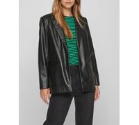 Vila Vila - Blazer de mujer piel vegana. Negro Talla 38