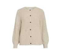 Vila Vilampe mpe O-Neck L/S Knit Cardigan Noos, Super Light Natural Melan, XXL para Mujer