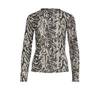 Vila Vilarine Funnelneck Top Rine Nala-Cuello Redondo (Talla L/S), Negro (Black Beauty), L Mujeres