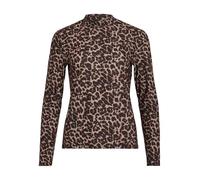 Vila Vileoa L/S High Neck Top - Noos XS Marrón