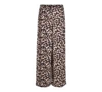 Vila Vileoa RW Wide Pants Pantalones de Tela, Black/AOP: Leo, XS Mujeres